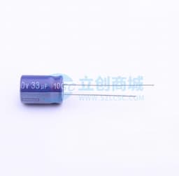 33uF ±20% 100V 【插件】缩略图