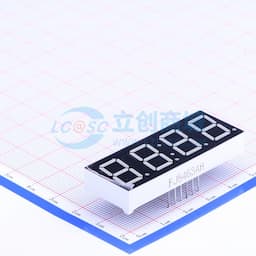 4位0.56英寸红色数码管 共阴极 【插件】缩略图