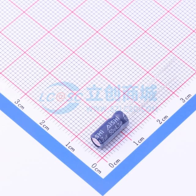 4.7uF ±20% 50V 【引线】实物图