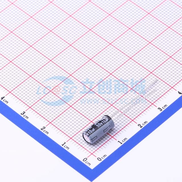 10uF ±20% 50V 【引线】实物图