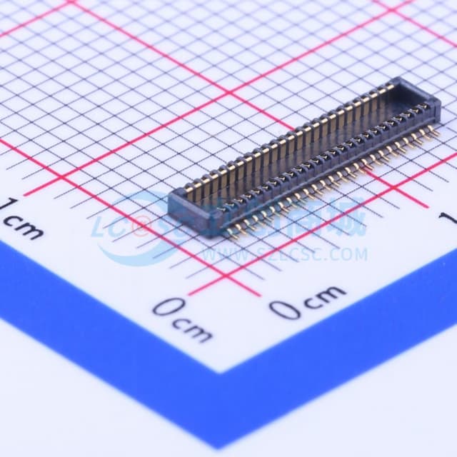 间距:0.5mm PIN:50P 公 立贴实物图