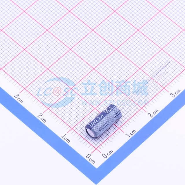 2.2uF ±20% 50V 【引线】实物图