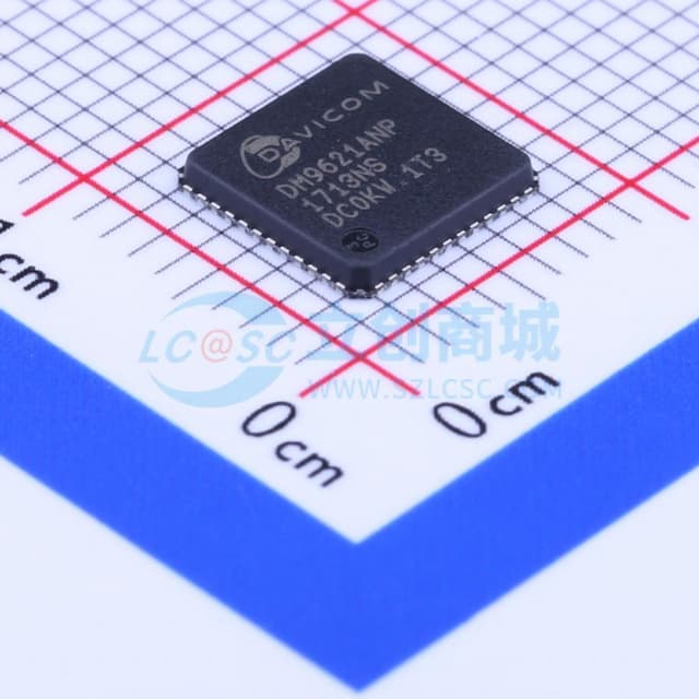 USB2.0至10/100M快速以太网控制器实物图