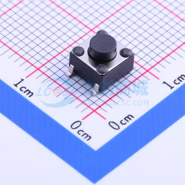 6*6*5mm 立贴 轻触开关实物图