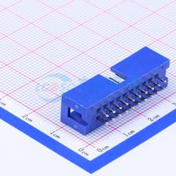 2.54mm 2x10P 排数:2 每排P数:10 【ID】缩略图