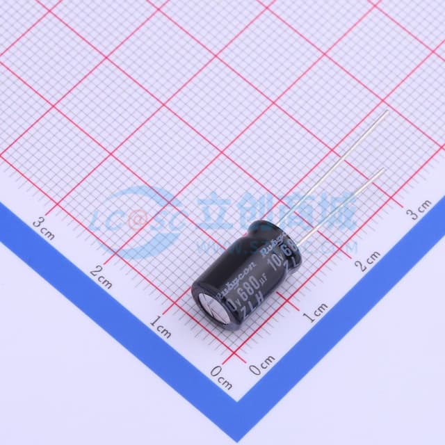 680uF ±20% 10V 【插件】实物图