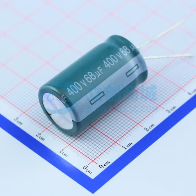 68uF ±20% 400V 【插件】实物图