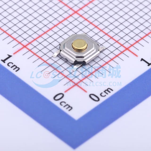 5.2*5.2*1.5mm 立贴 轻触开关实物图