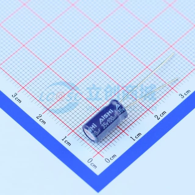 100uF ±20% 35V 【引线】实物图