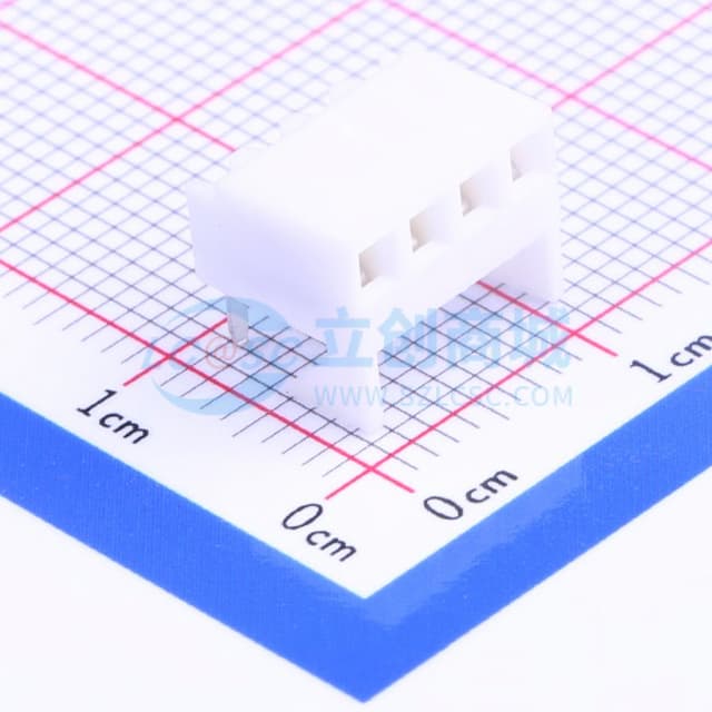 1x4P 间距:2.54mm 弯插 【插件】实物图