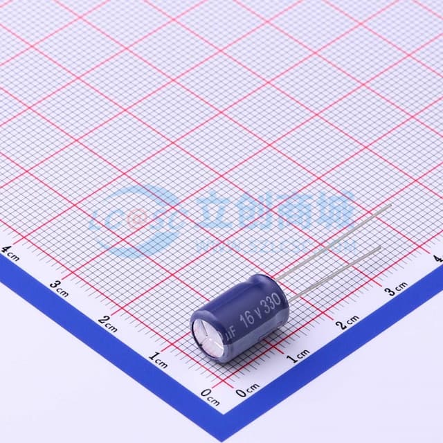 330uF ±20% 16V 【插件】实物图