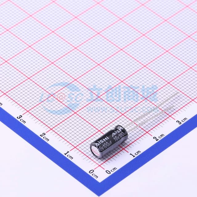 100uF ±20% 16V 【引线】实物图