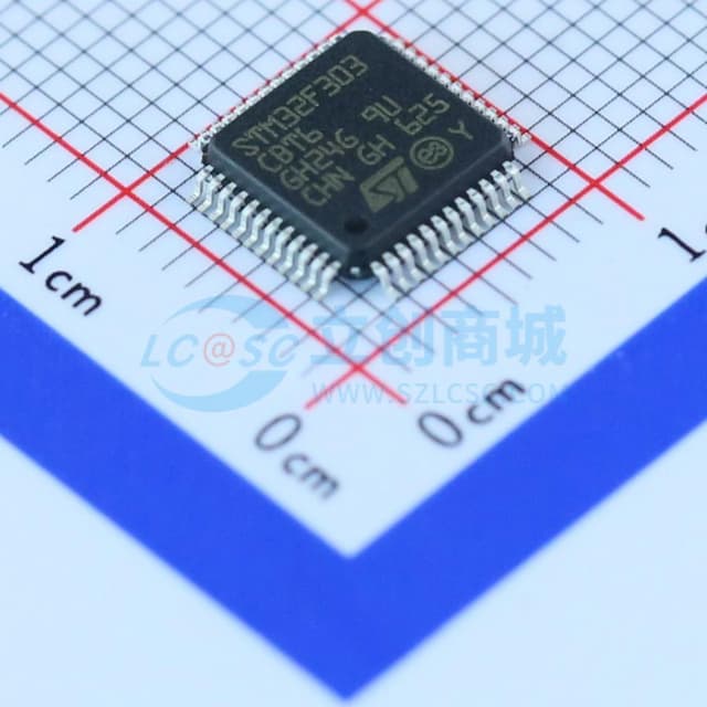 带DSP和FPU的主流混合信号ARM Cortex-M4 MCU，具有128 KB Flash、72 MHz CPU、MPU、CCM、5 MSPS 12位ADC、PGA和比较器实物图