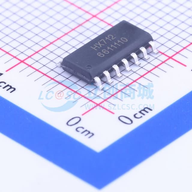 带传感器开关和单端输入电池检测的电子秤专用A/D转换器芯片实物图