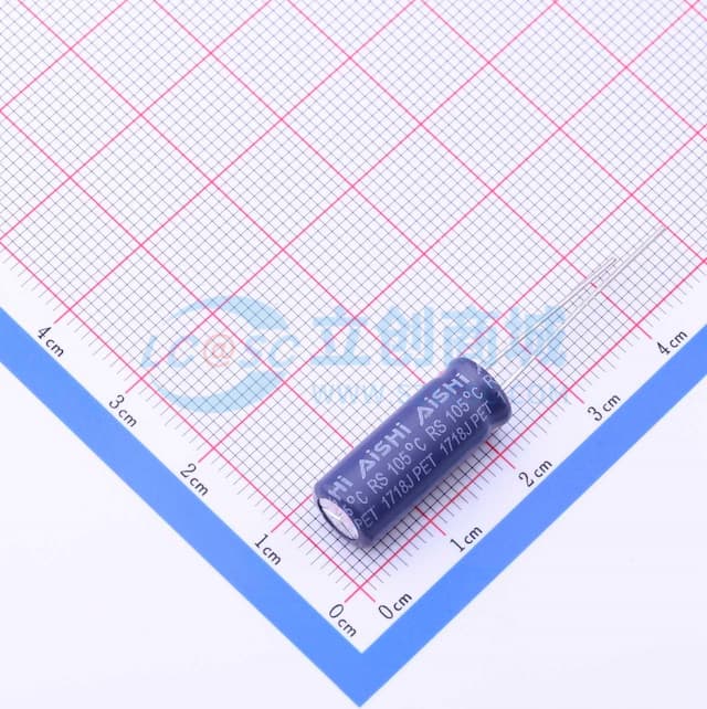 100uF ±20% 100V 【插件】实物图