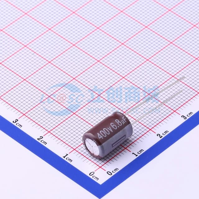 6.8uF ±20% 400V 【插件】实物图