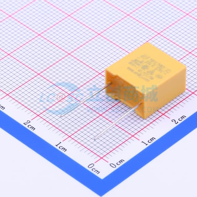 330nF ±10% 275V 等级:X2 【插件】实物图