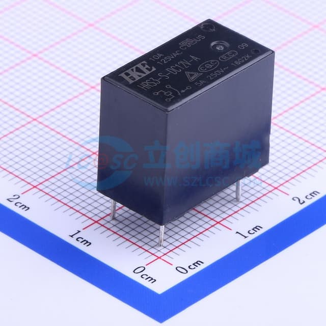 HRS3-S-DC12V-A 【插件】实物图