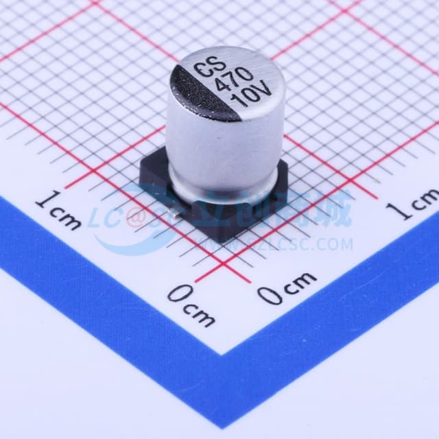 470uF ±20% 10V实物图