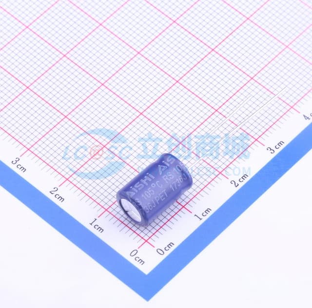 100uF ±20% 50V 【插件】实物图