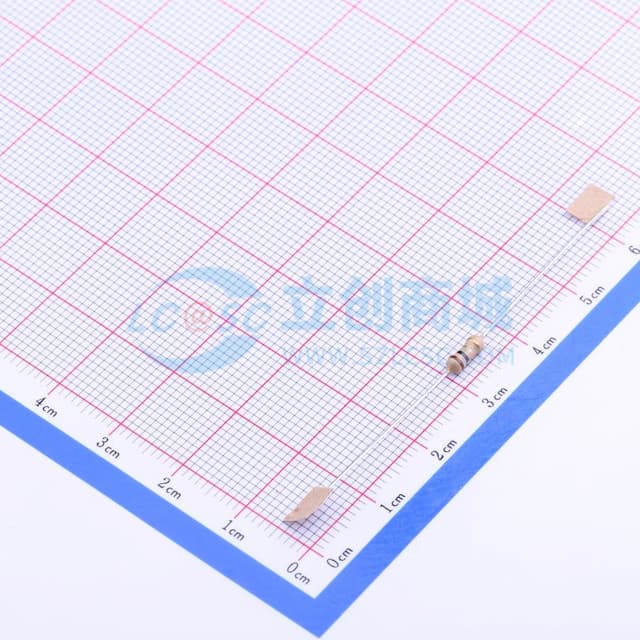 1Ω ±5% 250mW 碳膜电阻 圆柱状直插【插件】实物图