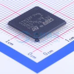 带DSP和FPU的高性能ARM Cortex-M7 MCU，具有512 KB Flash、216 MHz CPU、ART加速器、一级缓存和TFT缩略图