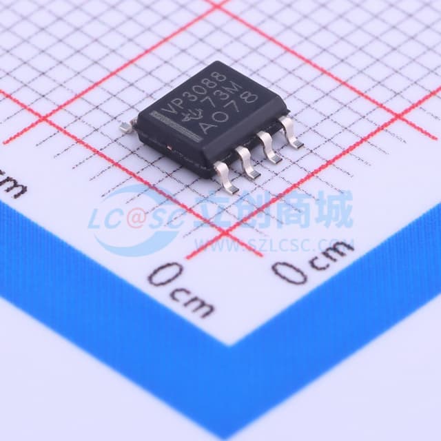 SNx5HVD308xE 低功耗 RS-485 收发器，提供小型 MSOP-8 封装实物图