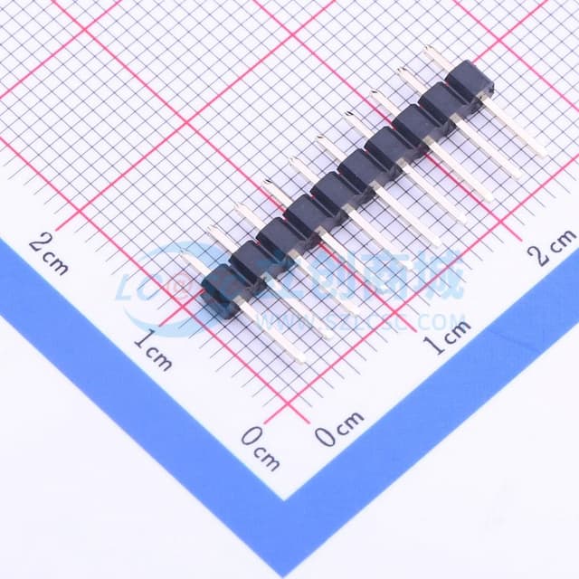 1x10P 间距:2.54mm 直插 【排针】实物图
