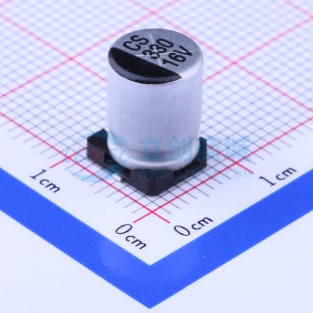 330uF ±20% 16V实物图