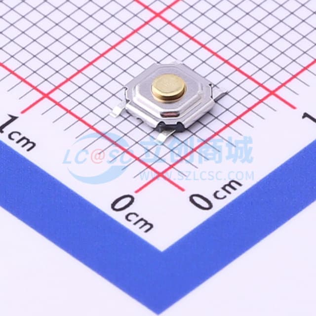 5.2*5.2*1.5mm 立贴 轻触开关实物图