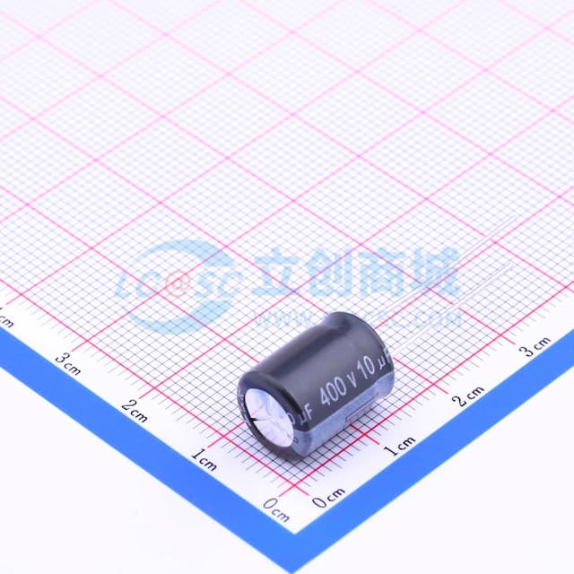 10uF ±20% 400V 【引线】实物图