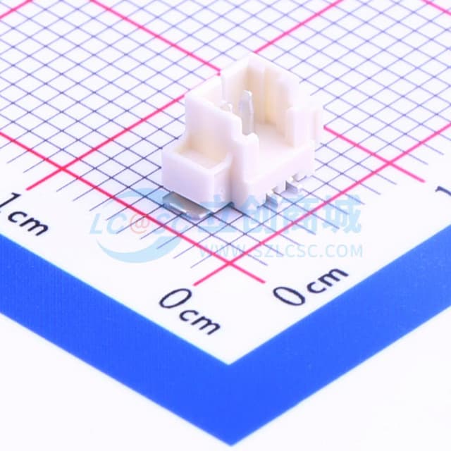 1x2P 间距:1.25mm 立贴 系列:PicoBlade(MX 1.25)实物图