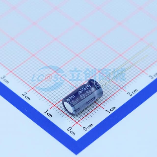 33uF ±20% 63V 【引线】实物图