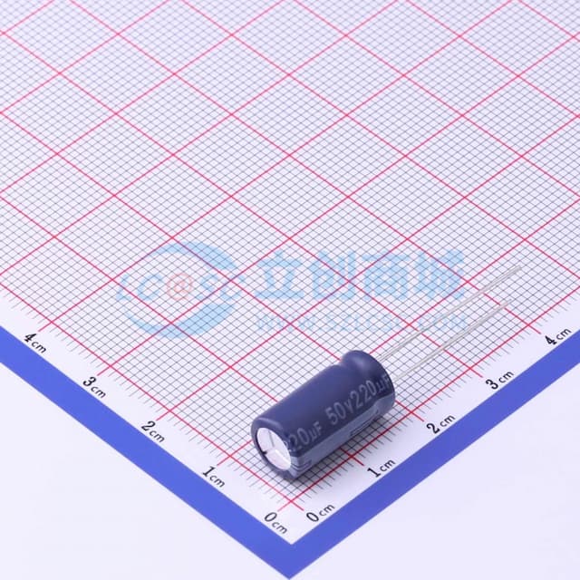 220uF ±20% 50V 【插件】实物图