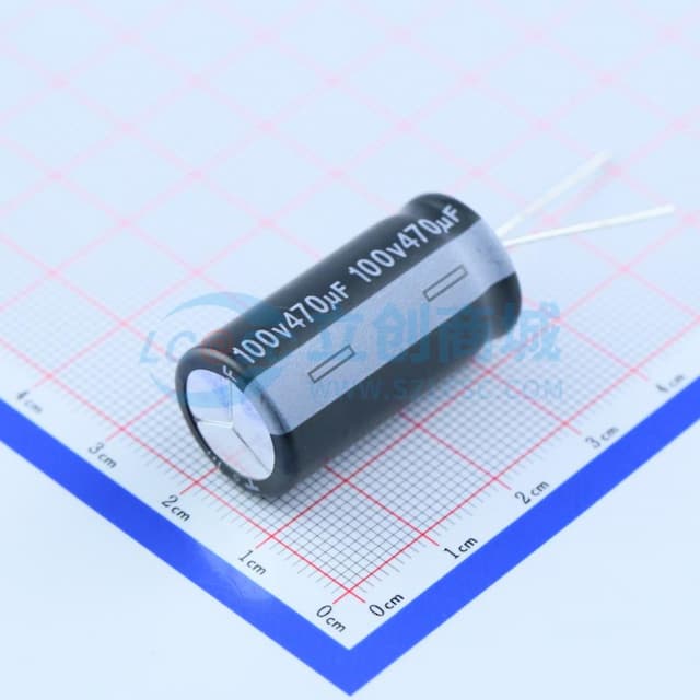 470uF ±20% 100V 【插件】实物图
