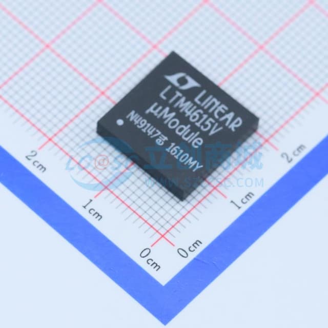 三路输出、低电压 DC/DC uModule 稳压器实物图