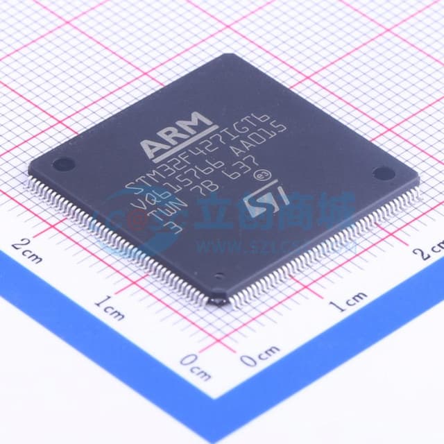 带DSP和FPU的高性能高级系列ARM Cortex-M4 MCU，具有1 MB Flash、180 MHz CPU、ART加速器、Chrom-ART加速器和带SDRAM的FMC实物图