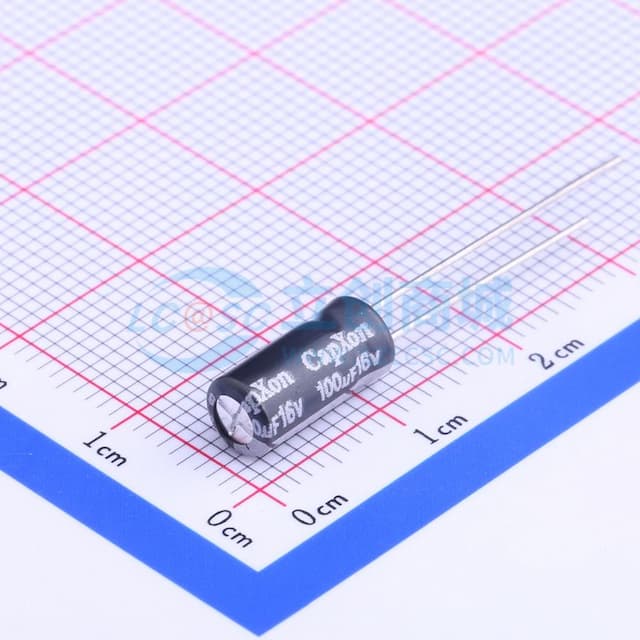 100uF ±20% 16V 【引线】实物图