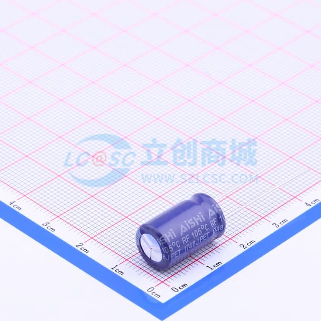 220uF ±20% 50V 【引线】实物图