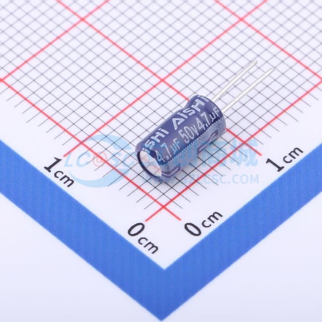 4.7uF ±20% 50V 【引线】实物图