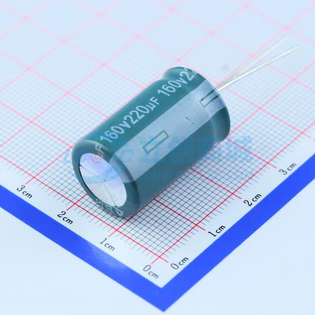 220uF ±20% 160V 【插件】实物图
