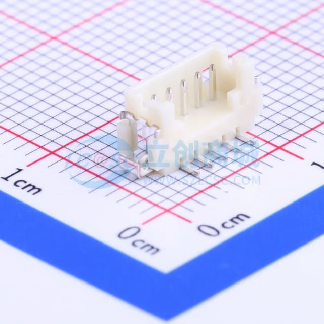 1x5P 间距:1.25mm 立贴实物图