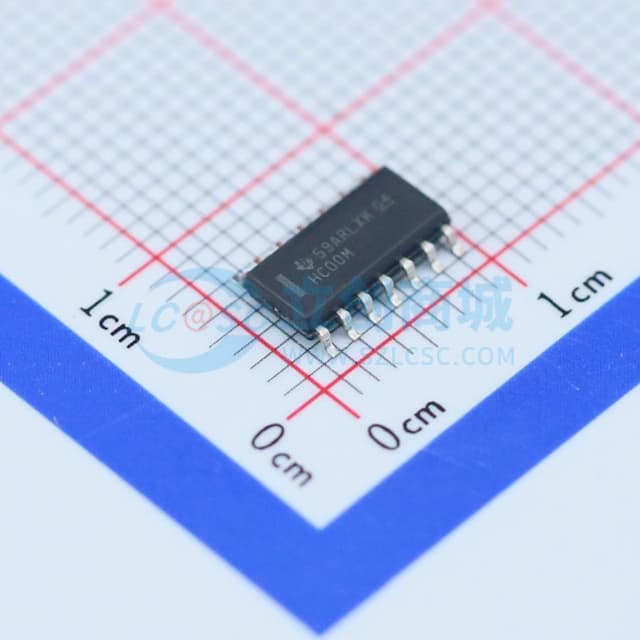 高速CMOS逻辑四路二输入与非门实物图