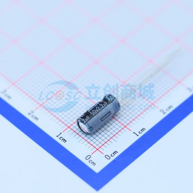 2.2uF ±20% 50V 【引线】实物图