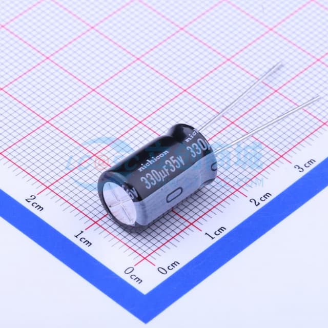 330uF ±20% 35V 【引线】实物图