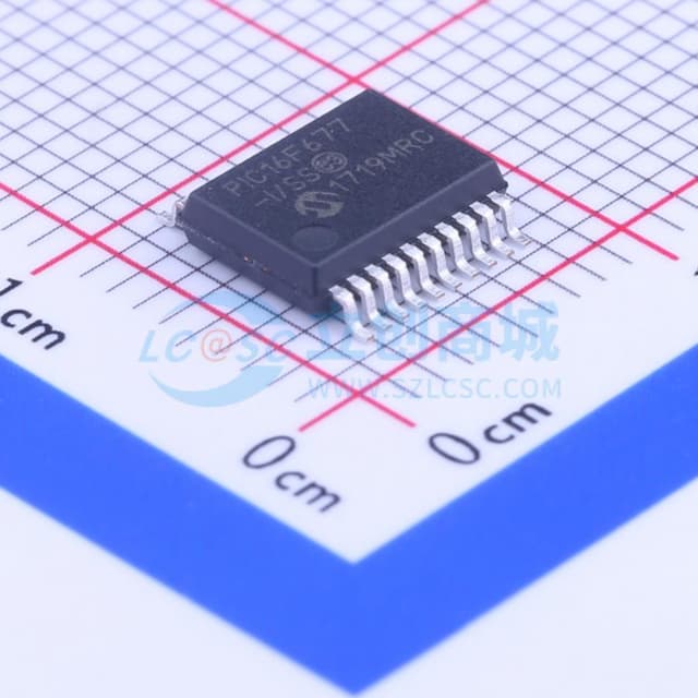 采用纳瓦技术的20引脚8位CMOS闪存单片机实物图