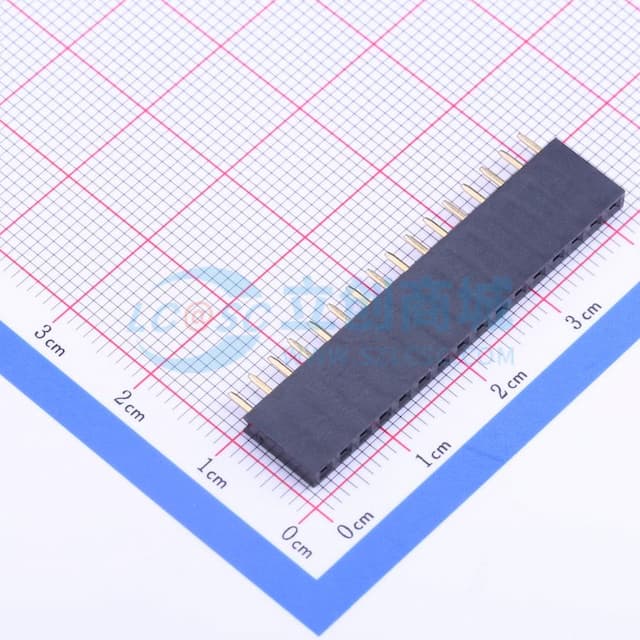 间距:2.54mm 1x16P 直插 【插件】实物图
