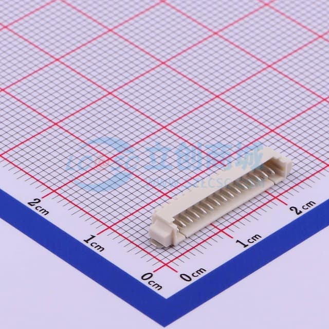 1x15P 间距:1.25mm 卧贴 系列:PicoBlade(MX 1.25)实物图