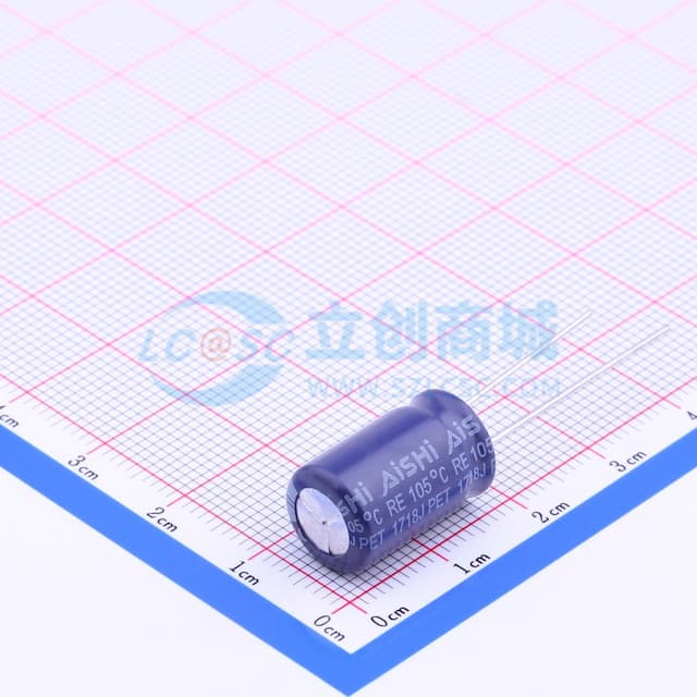 68uF ±20% 100V 【引线】实物图
