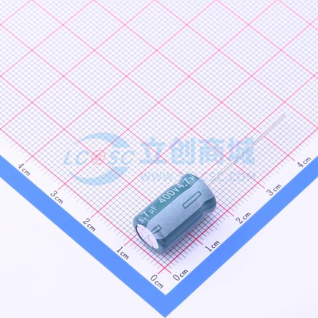 4.7uF ±20% 400V 【引线】实物图